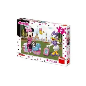 Puzzle Minnie v Paříži 24 dílků