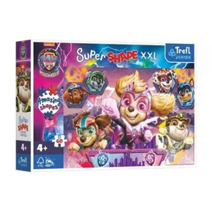 Puzzle Šťastní psi 60 XXL Super Shape Tlapková patrola/Paw Patrol