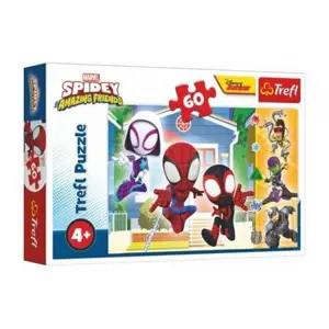 Produkt Puzzle Ve Spideyho světě/Spidey a jeho úžasní přátelé 33x22cm 60 dílků v krabici 21x14x4cm