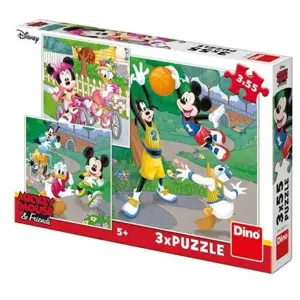 Produkt Puzzle Walt Disney Mickey a Minnie sportovci 3x55d