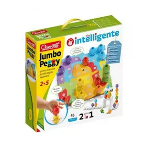 Quercetti Jumbo Peggy jumbo pegs & pegboard