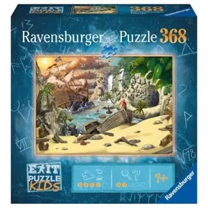 Ravensburger 368 dílků Exit KIDS Puzzle: Piráti