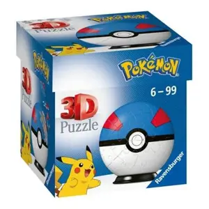 Ravensburger 3D PuzzleBall Pokémon Superball 54 ks