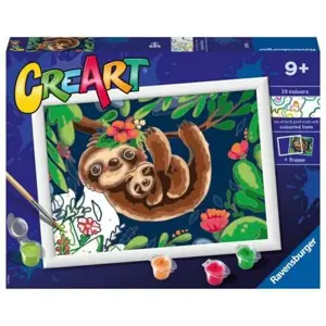 Produkt Ravensburger CreArt Roztomilí lenochodi