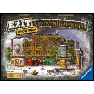 Ravensburger EXIT Adventní kalendář Die verlassene Fabrik