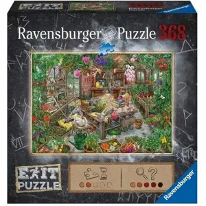 Ravensburger Exit Puzzle: Ve skleníku 368 dílků