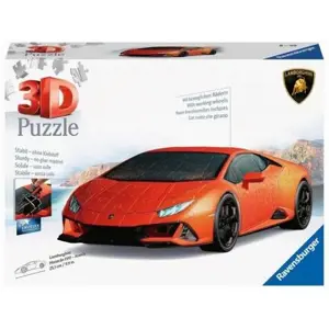 Ravensburger: Lamborghini Huracán Evo oranžové 108 dílk