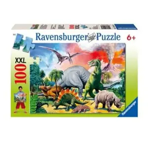 RAVENSBURGER-Mezi dinosaury 100 XXL - puzzle