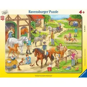 Produkt Ravensburger Na koňské farmě puzzle (40 dílků)