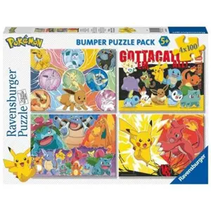 Ravensburger Pokémon puzzle 4x100 dílků