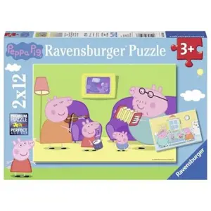 Ravensburger Prasátko Peppa 2x12 dílků