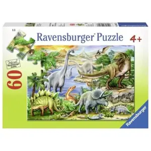 Ravensburger Prehistorický život puzzle 60 dílků