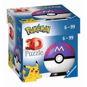 Produkt Ravensburger: Puzzle-Ball Pokémon: Master Ball 54 dílků