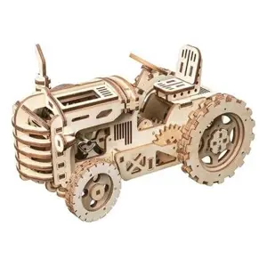 Produkt RoboTime 3D dřevěné mechanické puzzle Traktor