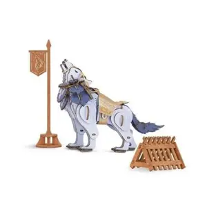 Produkt RoboTime 3D Dřevěné puzzle Vlk bojovník - Warrior Wolf