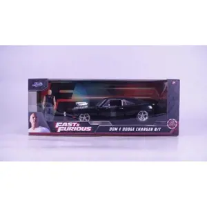 Rychle a zběsile auto 1970 Dodge Charger 1:24 + figurka Dominic Toretto