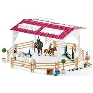 Schleich 42389  Jezdecká škola s jezdci a koňmi