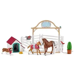 Produkt Schleich 42458 Hostující koně, Hannah s fenkou Ruby