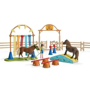 Produkt Schleich 42481 Trénink v agility pro poníky