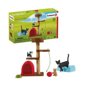 Produkt Schleich 42501 Škrábací kočičí strom s koťaty