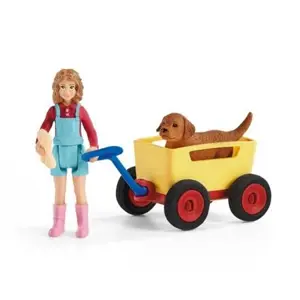 Produkt Schleich 42543 Výlet s ručním vozíkem