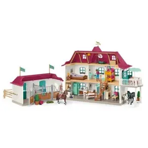 Produkt Schleich 42551 Velký dům se stájí, příslušenstvím a kloubovými figurkami