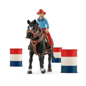 Produkt Schleich 42576 Kovbojský závod kolem barelů