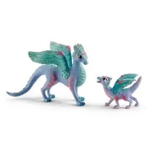 Schleich 70592 Květinový drak s mládětem