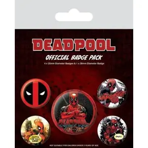 Produkt Set odznaků Deadpool