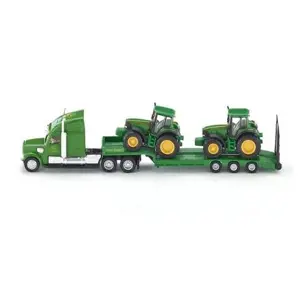 Produkt SIKU Farmer 1837 - Tahač s podvalníkem a traktory John Deere, měřítko 1:87