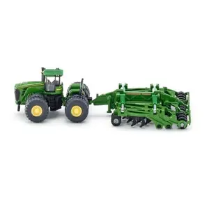 SIKU Farmer 1856 - Traktor John Deere 9630 s bránami Amazone Centaur 1:87