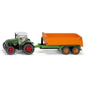 SIKU Farmer 1989 - Traktor Fendt s vyklápěcím přívěsem, 1:50