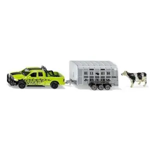 SIKU Farmer 1998  - RAM 1500 s přívěsem na přepravu krav, 1:50