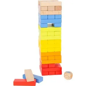 Produkt Small Foot Dřevěná Jenga duhová