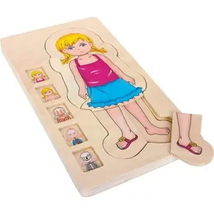 Produkt Small Foot Dřevěné puzzle anatomie