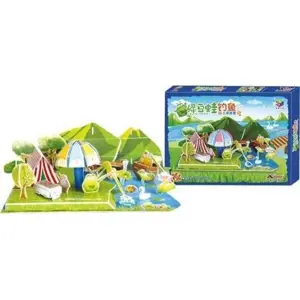 Produkt Small Foot Třívrstvé pěnové 3D puzzle žabí tůňka