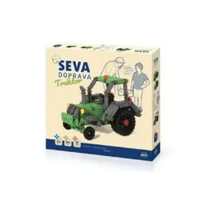 Produkt Stavebnice Seva Doprava Traktor plast 384 dílků 5+