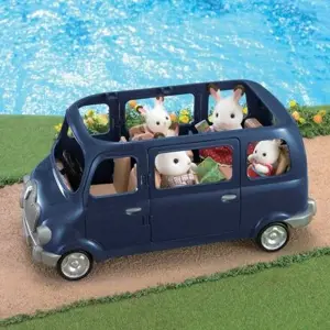 Sylvanian Families - 5274  Rodinné auto modré