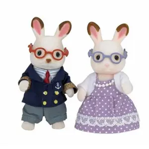 Sylvanian Families - Babička a dědeček "chocolate" králíci