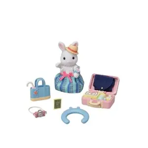 Sylvanian Families -  Mamka bílý králík a víkendový cestovní set