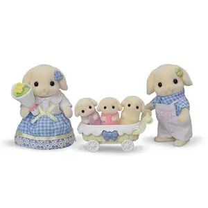 Produkt Sylvanian Families - rodina Flora králíci s trojčaty