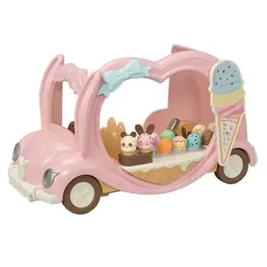 Produkt Sylvanian Families -  Růžový zmrzlinářský vůz