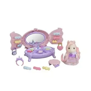 Produkt Sylvanian Families Toaletní sada s příslušenstvím a česacím poníkem