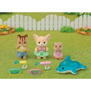 Sylvanian Families - zábava u bazénu Baby Trio