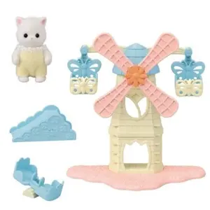 Produkt Sylvanian Families Zábavný park s větrným mlýnem a kotětem