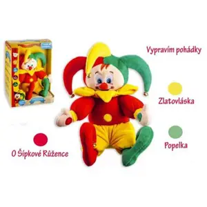 Produkt Teddies Kašpárek mluvící pohádky plyš 30 cm na baterie