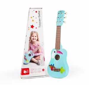 Produkt Teddies Kytara s trsátkem dřevo 52cm