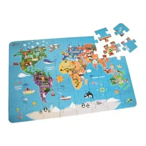 Produkt Teddies Mapa Světa 38x57 cm 48 dílků