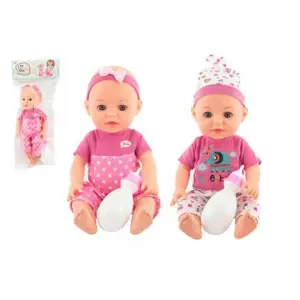 Produkt Teddies miminko 31 cm pijící a čůrající pevné tělo s lahvičkou