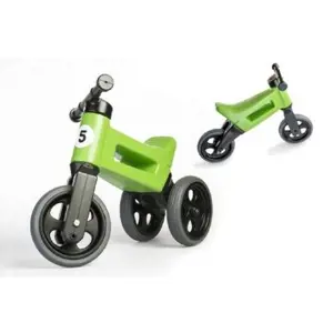 Teddies Odrážedlo FUNNY WHEELS NEW SPORT 2v1 zelené